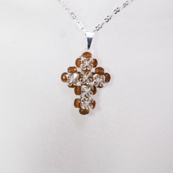 Pendant 40cm - Proserpine-Silver Chain - Pendant 40cm - Laiton argenté